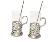 La Cafetiere Wave Latte Glasses (set of 2)